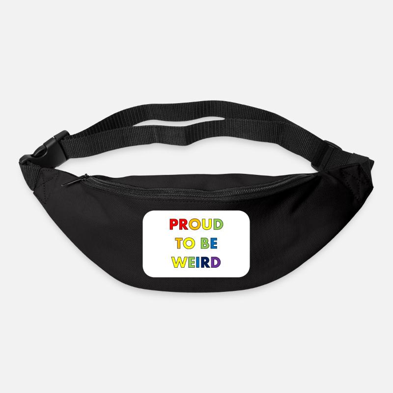 Proud to Be Weird - Gürteltasche - Schwarz