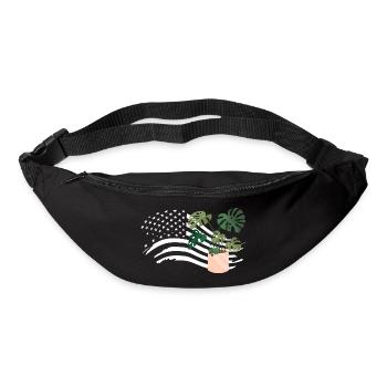 American Flag Plant Lover Plants - Bum bag - black - Front