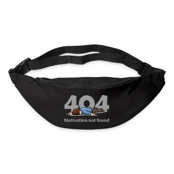 Motivation non trouvée – Erreur 404 - Sac banane - noir - Devant