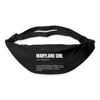 Maryland Girl Courage and Empathy - Bum bag - black - Front