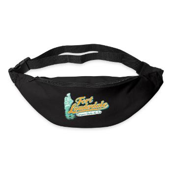 Fort Lauderdale Retro Unter der Sonne - Gürteltasche - Schwarz - Vorne