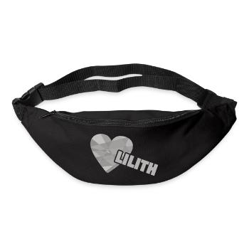 Lilith du Cœur - Sac banane - noir - Devant
