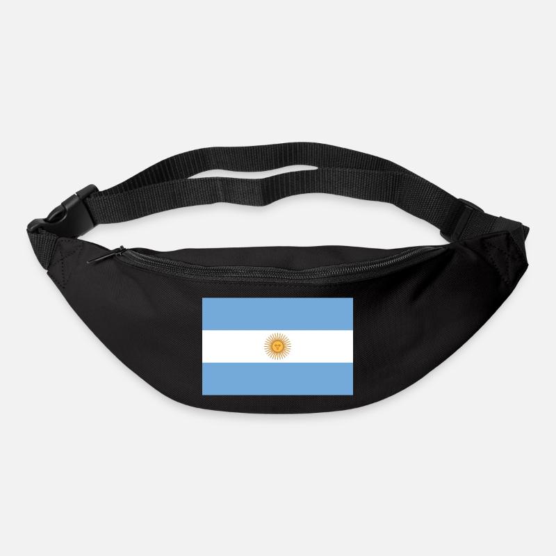 Drapeau Argentine Argentine - Sac banane - noir