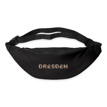 Dresden Hund - Gürteltasche - Schwarz - Vorne