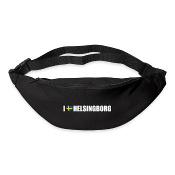 I love Helsingborg Schweden - Gürteltasche - Schwarz - Vorne