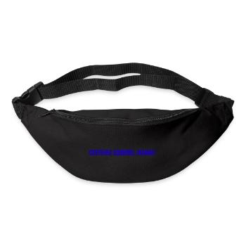 Einzigartig - Gürteltasche - Schwarz - Vorne