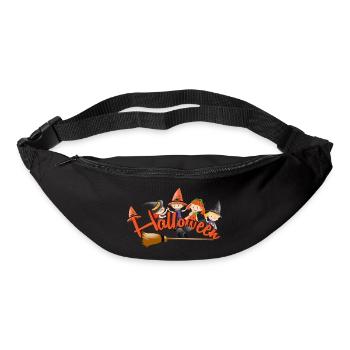 Glückliche Halloween-Hexe - Gürteltasche - Schwarz - Vorne