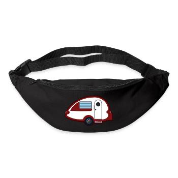 Avec la caravane les vacances de rêve - Sac banane - noir - Devant