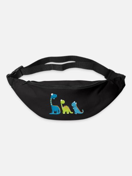 Drôle De Dinosaure Espèces I Dino Enfants Cadeau - Sac banane - noir