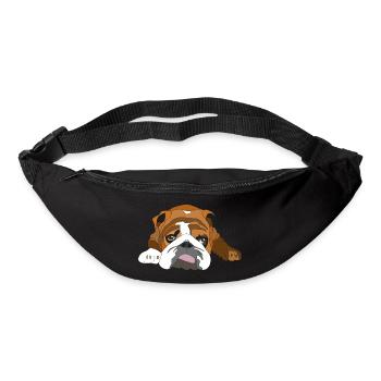 bouledogue - Sac banane - noir - Devant