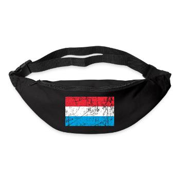 Luxembourg Luxemburg Luxembourg Fahne flag - Bum bag - black - Front