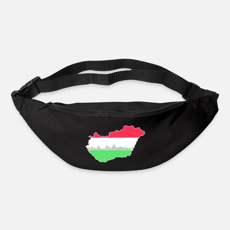 Ungarn - Gürteltasche - Schwarz
