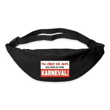 Karneval - Gürteltasche - Schwarz - Vorne