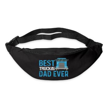 Best truckin dad ever - Bum bag - black - Front