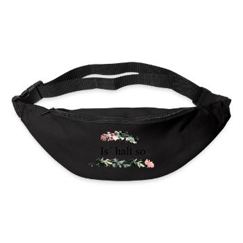 is halt so - Gürteltasche - Schwarz - Vorne