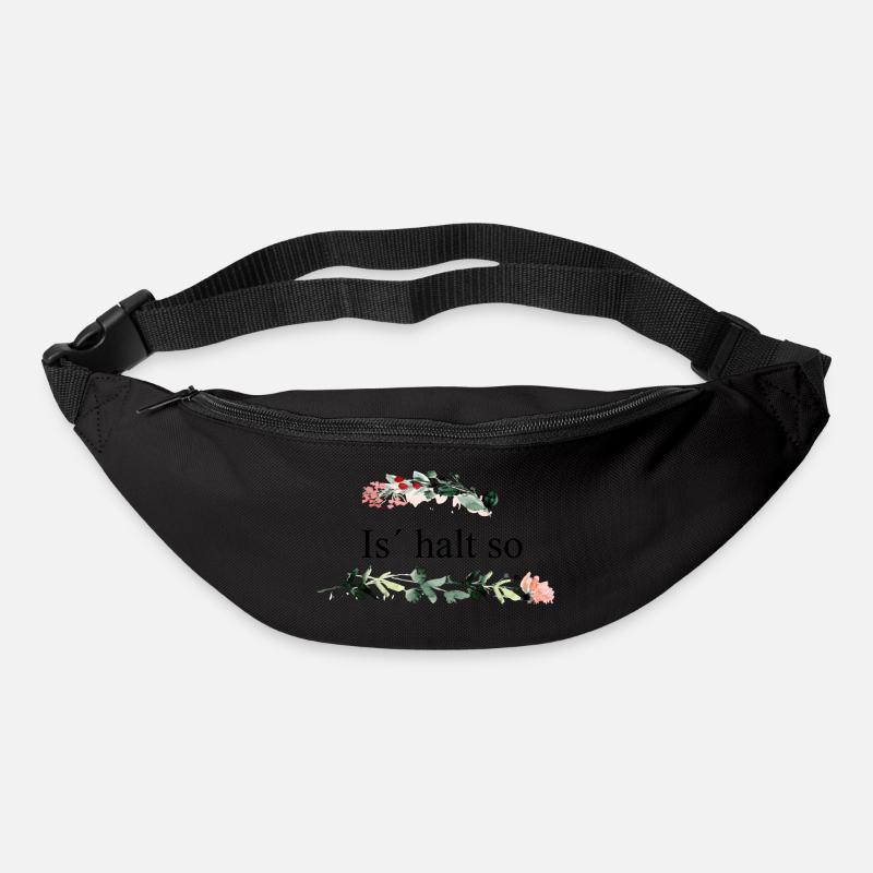 is halt so - Gürteltasche - Schwarz