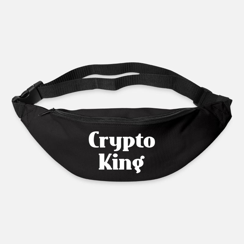 crypto king - Gürteltasche - Schwarz