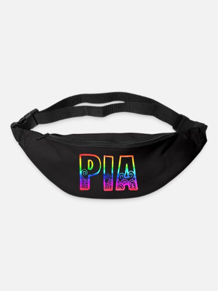 pia rs regenbogen - Gürteltasche - Schwarz