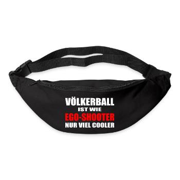 Völkerball - Gürteltasche - Schwarz - Vorne