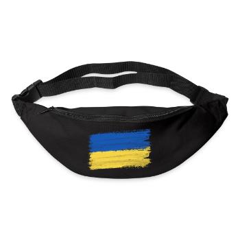 Ukraine Flagge Frieden Unterstützung Kiew Krieg - Gürteltasche - Schwarz - Vorne