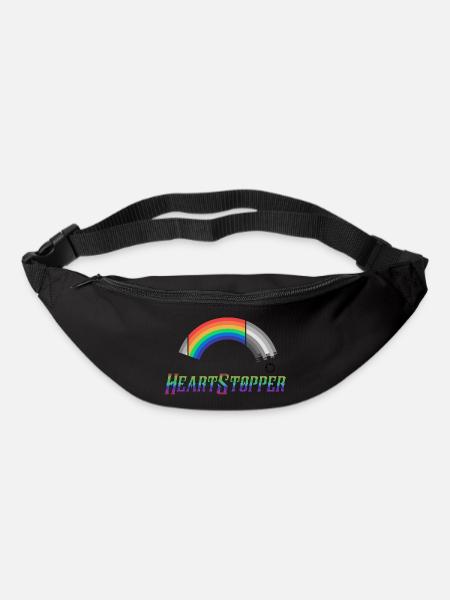 Heartstopper Herzstopper Regenbogen LBGTQIA+ - Gürteltasche - Schwarz