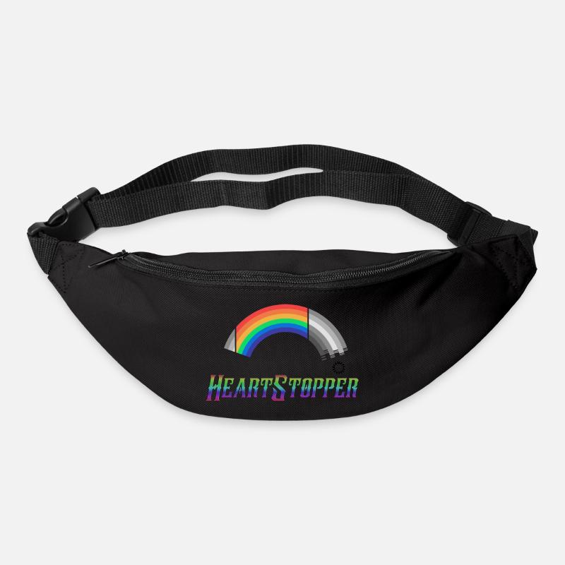 Heartstopper Herzstopper Regenbogen LBGTQIA+ - Gürteltasche - Schwarz