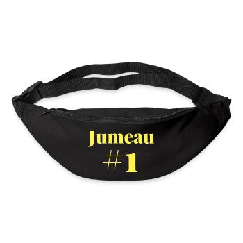 Jumeau Numéro 1 - Sac banane - noir - Devant