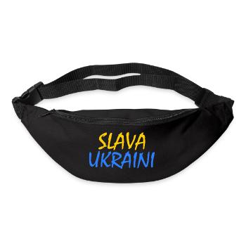 Slava ukraini - Sac banane - noir - Devant