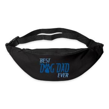 Best Dog Dad Ever Cool Dog Lover T-Shirt Present - Gürteltasche - Schwarz - Vorne