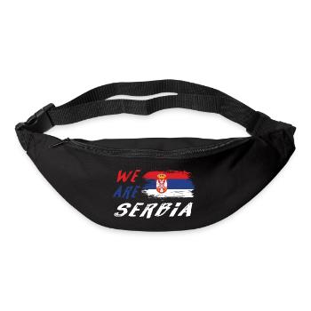 Nous sommes la Serbie - Sac banane - noir - Devant