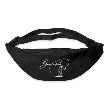 Born to fish - Gürteltasche - Schwarz - Vorne