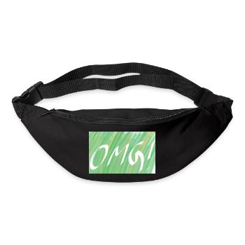 OMG! Dégradé vert OMG - Sac banane - noir - Devant