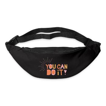 You Can Do It! - Gürteltasche - Schwarz - Vorne