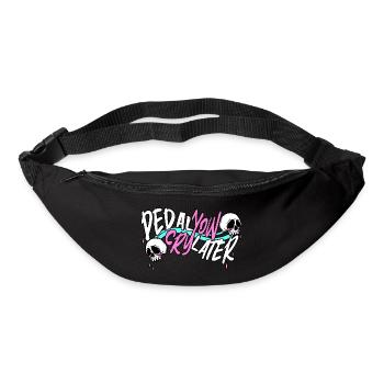 Pedal Now Cry Later - Gürteltasche - Schwarz - Vorne