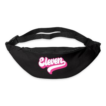 Eleven 11. Geburtstag für Mädchen im Alter von 11 Jahren - Gürteltasche - Schwarz - Vorne