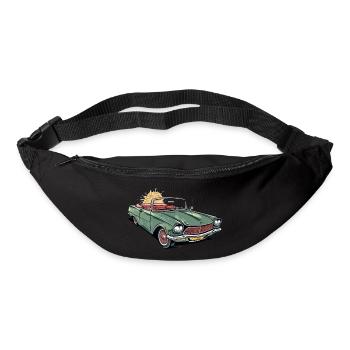Französisches Cabriolet - Gürteltasche - Schwarz - Vorne
