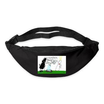 Aufhören, Ängste zu schüren. - Gürteltasche - Schwarz - Vorne