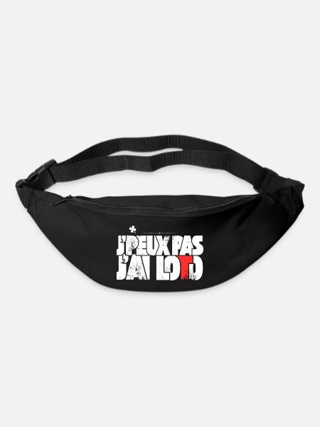 J peux pas j ai Loto - Sac banane - noir