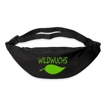 WILDWUCHS - Gürteltasche - Schwarz - Vorne