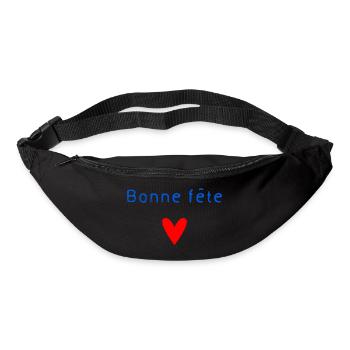 OMA. MUTTERTAG. ALLES GUTE ZUM OMA-TAG. ICH LIEBE DICH - Gürteltasche - Schwarz - Vorne