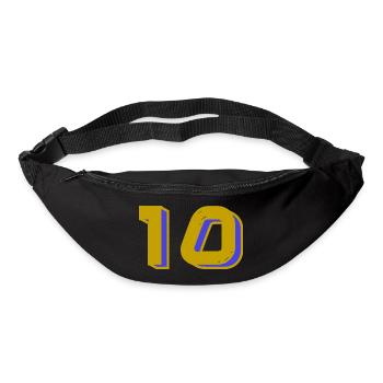10. 10 YEARS. 10th ANNIVERSARY. 10 YEAR ANNIVERSARY. - Bum bag - black - Front