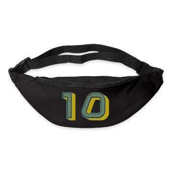 10. 10 YEARS. 10th ANNIVERSARY. 10 YEAR ANNIVERSARY. - Bum bag - black - Front