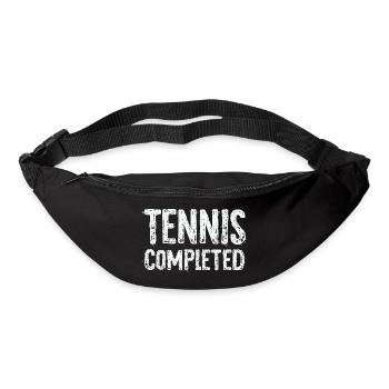 Chemise de tennis Sweat à capuche Tennis Terminé - Sac banane - noir - Devant