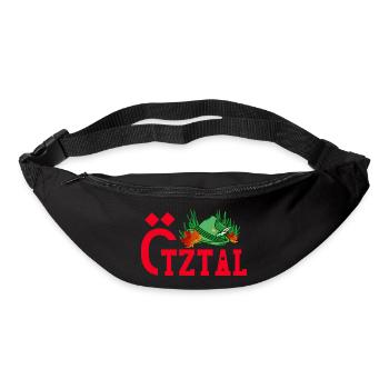 Ötztal roter text ötztaler natur - Gürteltasche - Schwarz - Vorne