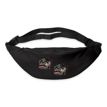 piranha comic 2 - Gürteltasche - Schwarz - Vorne