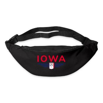 Iowa Fan T-Shirt – Your State! - Bum bag - black - Front