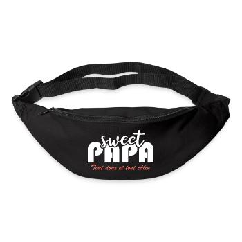 Sweet papa - Sac banane - noir - Devant