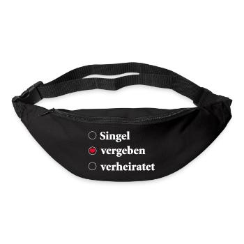 Relationship Status Selection Single - Taken - Bum bag - black - Front