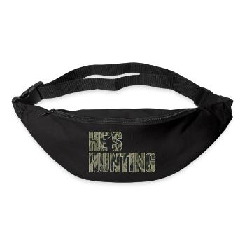 He's Hunting Wife Of A Proud Hunter - Bum bag - black - Front