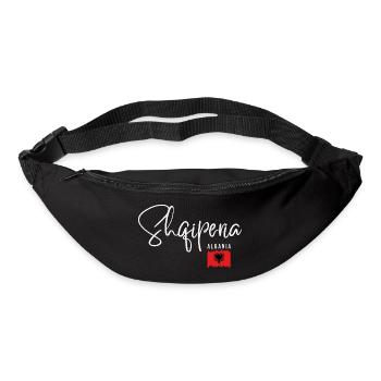 Albanischer Stolz, hergestellt in Albanien - Gürteltasche - Schwarz - Vorne